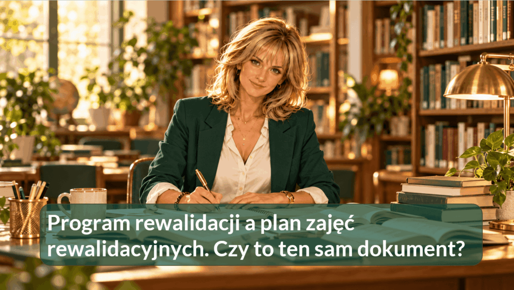 Program rewalidacji a plan zajęć rewalidacyjnych. Czy to ten sam dokument