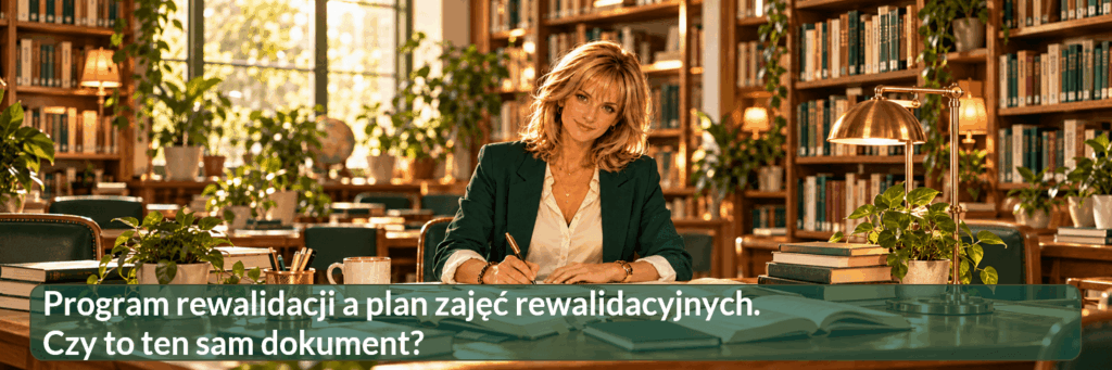 Program rewalidacji a plan zajęć rewalidacyjnych. Czy to ten sam dokument